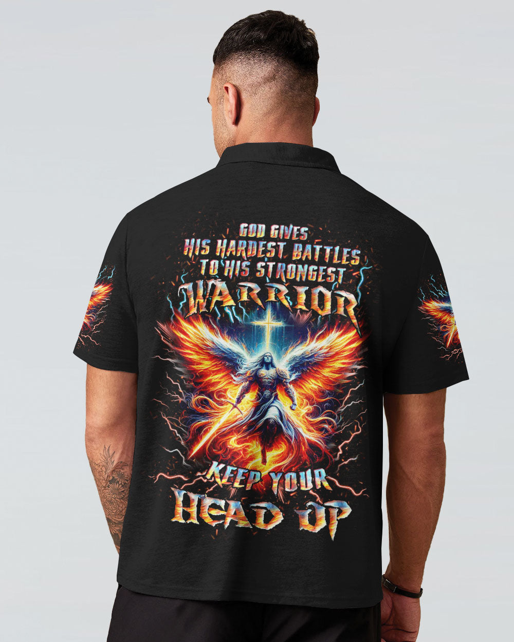 Keep Your Head Up Men's All Over Print Shirt - Yhhn0103243, easychoo.com