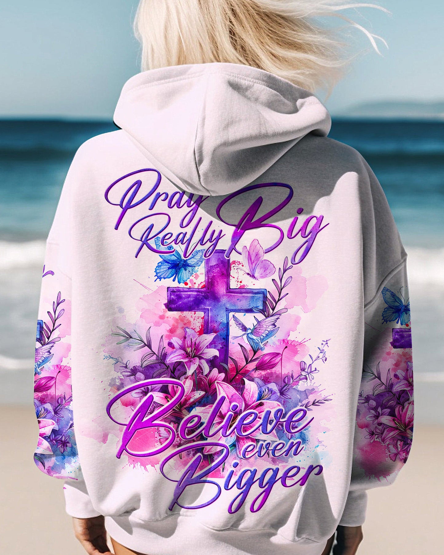 Pray Really Big Women's All Over Print Shirt - Ty2902242, easychoo.com
