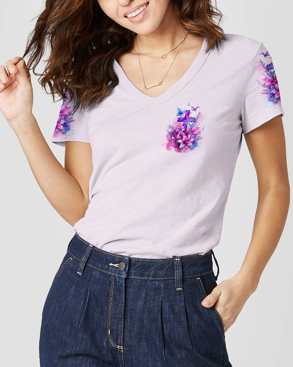 Pray Really Big Women's All Over Print Shirt - Ty2902242, easychoo.com