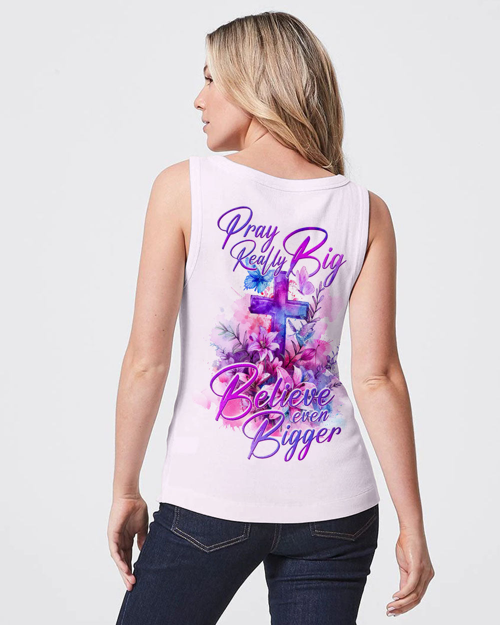 Pray Really Big Women's All Over Print Shirt - Ty2902242, easychoo.com