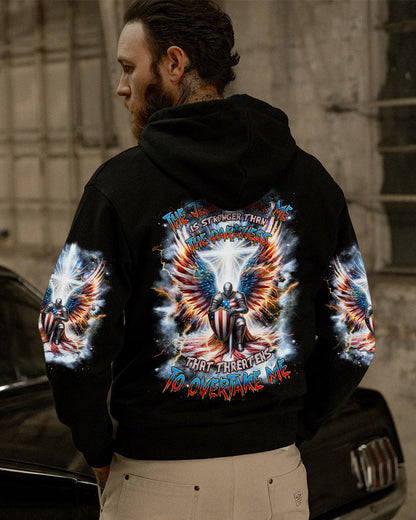 The Jesus Inside Me Is Stronger Warrior Men's All Over Print Shirt - Tlnz0603244, easychoo.com