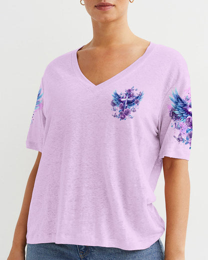 God Says You Are Cross Wings Women's All Over Print Shirt - Tltr2003244, easychoo.com