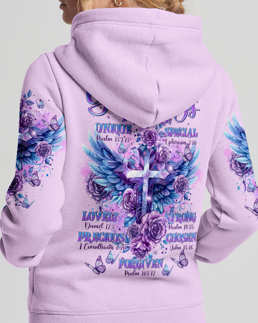 God Says You Are Cross Wings Women's All Over Print Shirt - Tltr2003244, easychoo.com