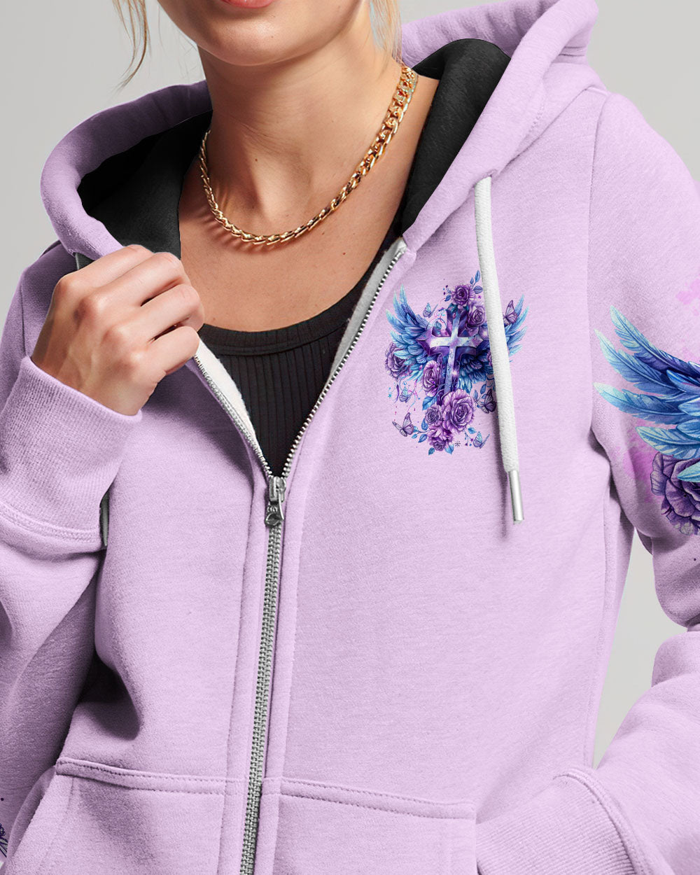 God Says You Are Cross Wings Women's All Over Print Shirt - Tltr2003244, easychoo.com