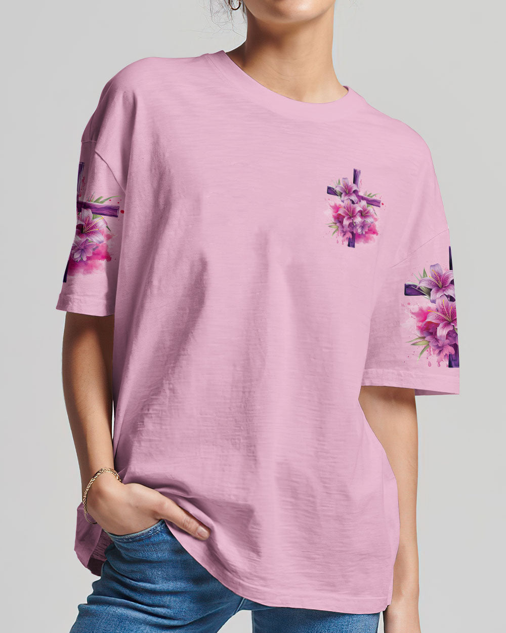 There Was Jesus Women's All Over Print Shirt - Tytd2802243, easychoo.com