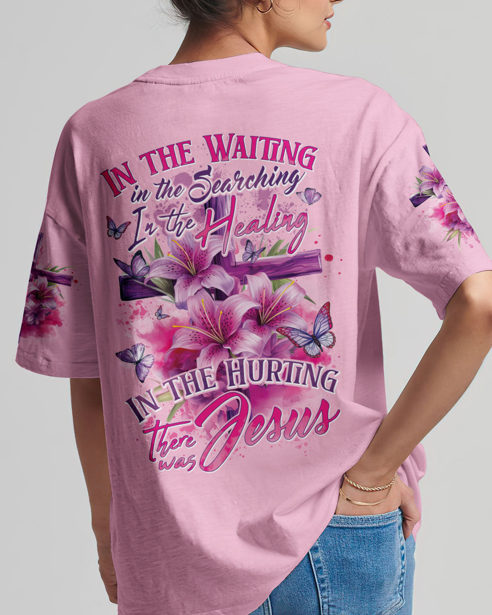 There Was Jesus Women's All Over Print Shirt - Tytd2802243, easychoo.com