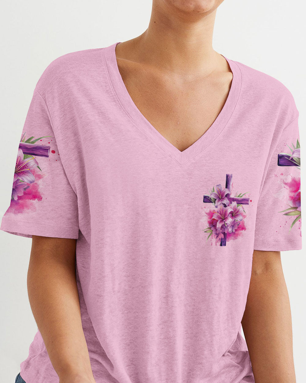 There Was Jesus Women's All Over Print Shirt - Tytd2802243, easychoo.com