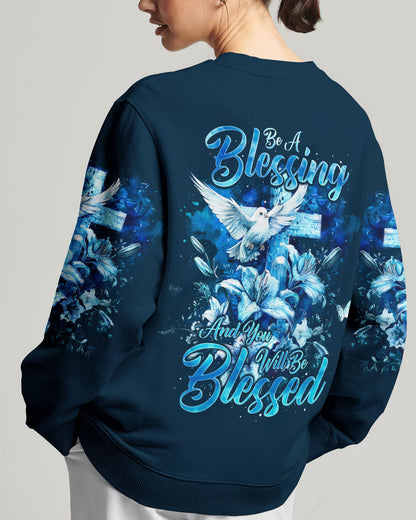 Be A Blessing Women's All Over Print Shirt - Ty1103241, easychoo.com
