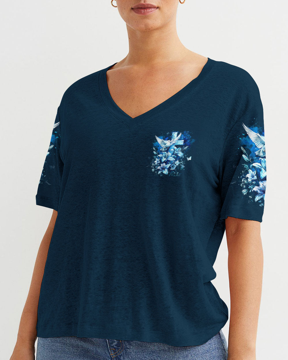 Be A Blessing Women's All Over Print Shirt - Ty1103241, easychoo.com