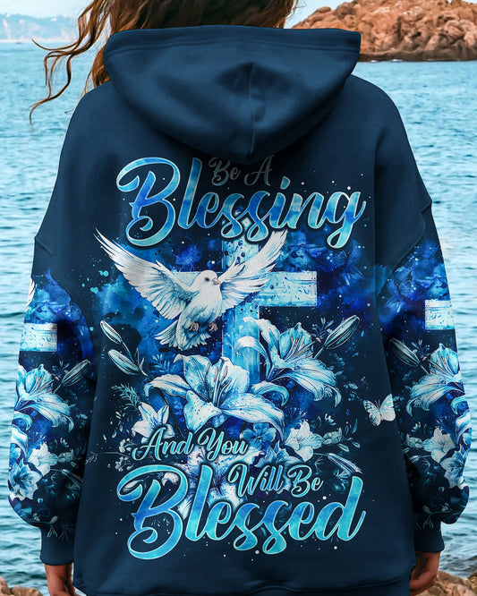 Be A Blessing Women's All Over Print Shirt - Ty1103241, easychoo.com
