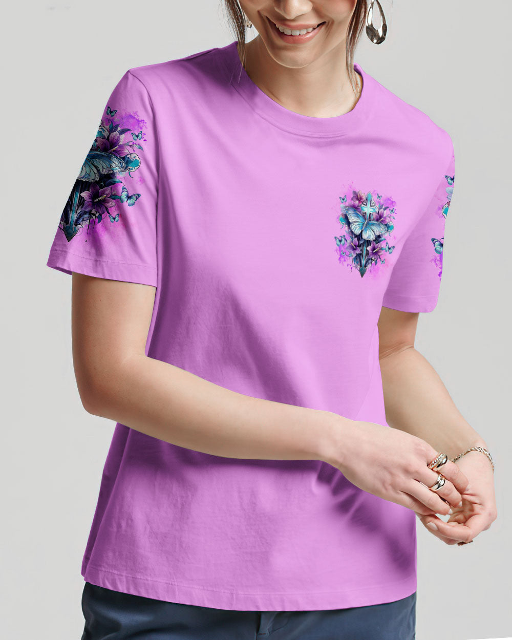 Faith Is Believing Women's All Over Print Shirt - Tlnz1702247, easychoo.com