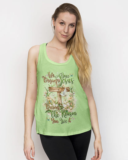 Jesus Becomes The Reason You Live It Women's All Over Print Shirt - Tytd2503245, easychoo.com