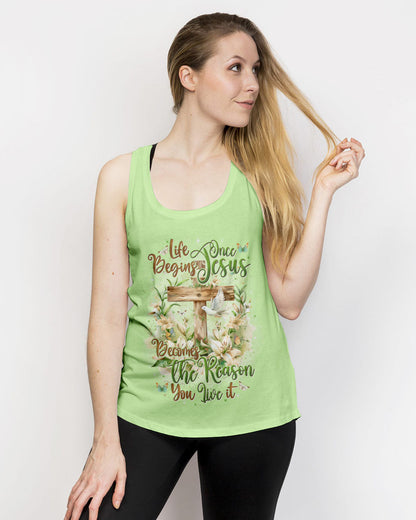 Jesus Becomes The Reason You Live It Women's All Over Print Shirt - Tytd2503245, easychoo.com
