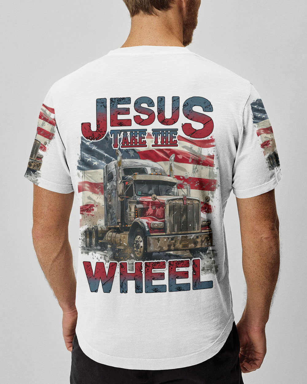 Jesus Take The Wheel Men's All Over Print Shirt - Tyhi0104241, easychoo.com