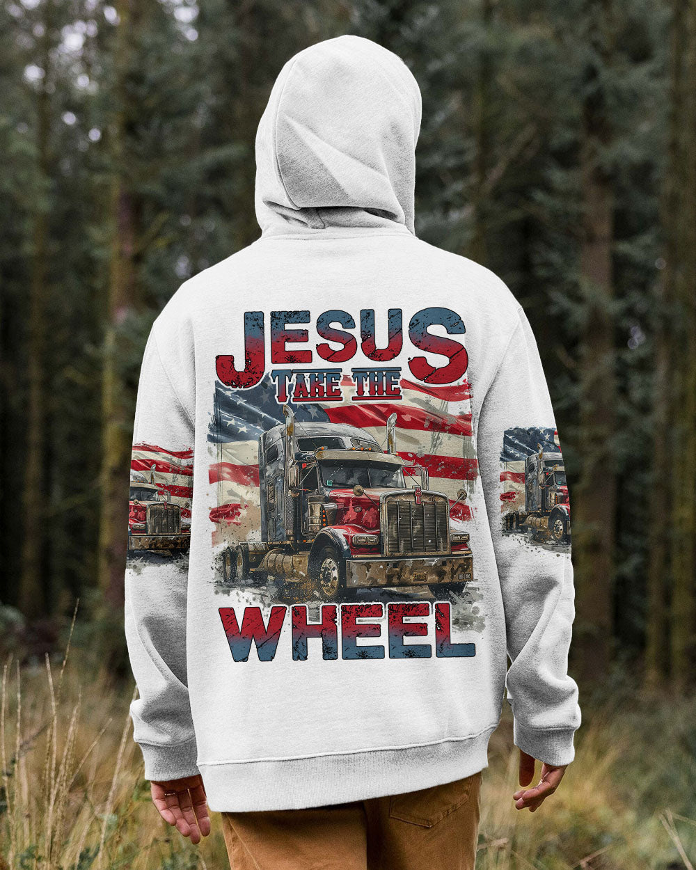 Jesus Take The Wheel Men's All Over Print Shirt - Tyhi0104241, easychoo.com