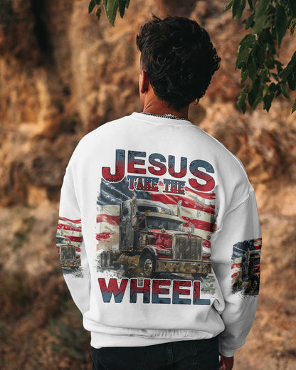 Jesus Take The Wheel Men's All Over Print Shirt - Tyhi0104241, easychoo.com