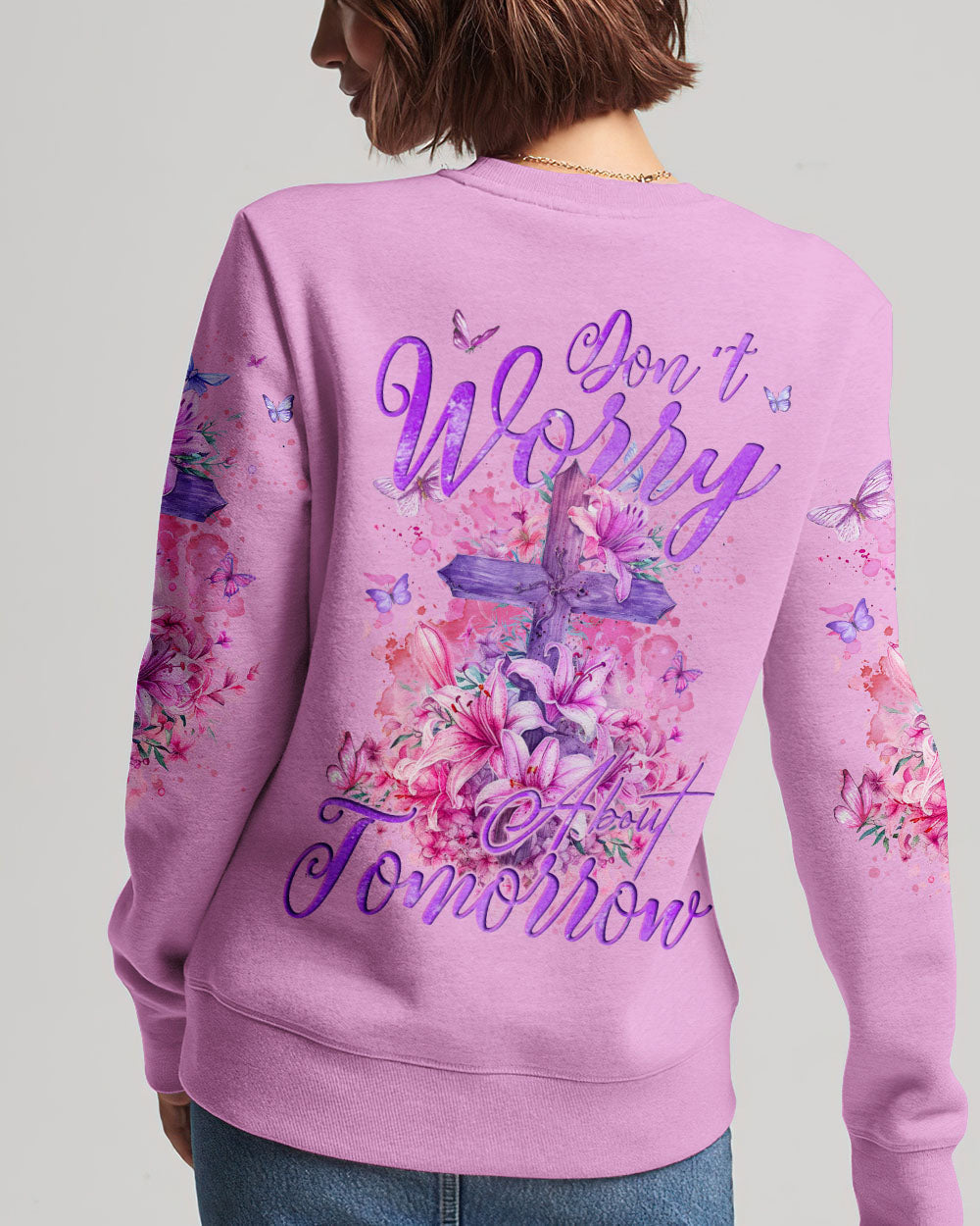 Don't Worry About Tomorrow Women's All Over Print Shirt - Tyqy1103245, easychoo.com