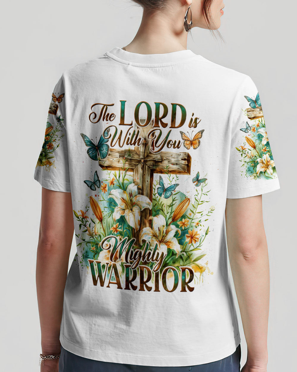 The Lord Is With You Women's All Over Print Shirt - Ty2603242, easychoo.com