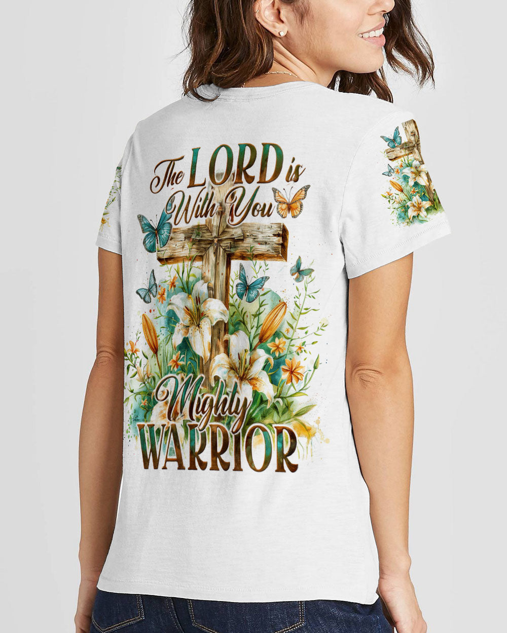 The Lord Is With You Women's All Over Print Shirt - Ty2603242, easychoo.com