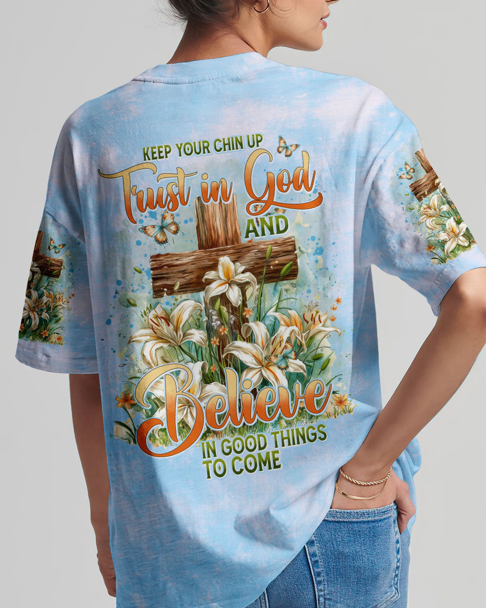 Trust In God Women's All Over Print Shirt - Tyhi2603242, easychoo.com