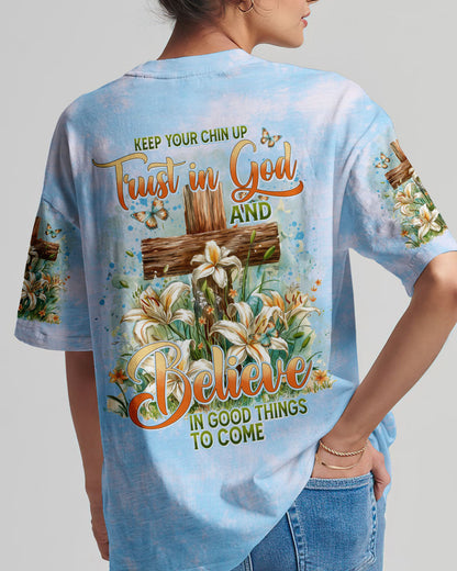 Trust In God Women's All Over Print Shirt - Tyhi2603242, easychoo.com