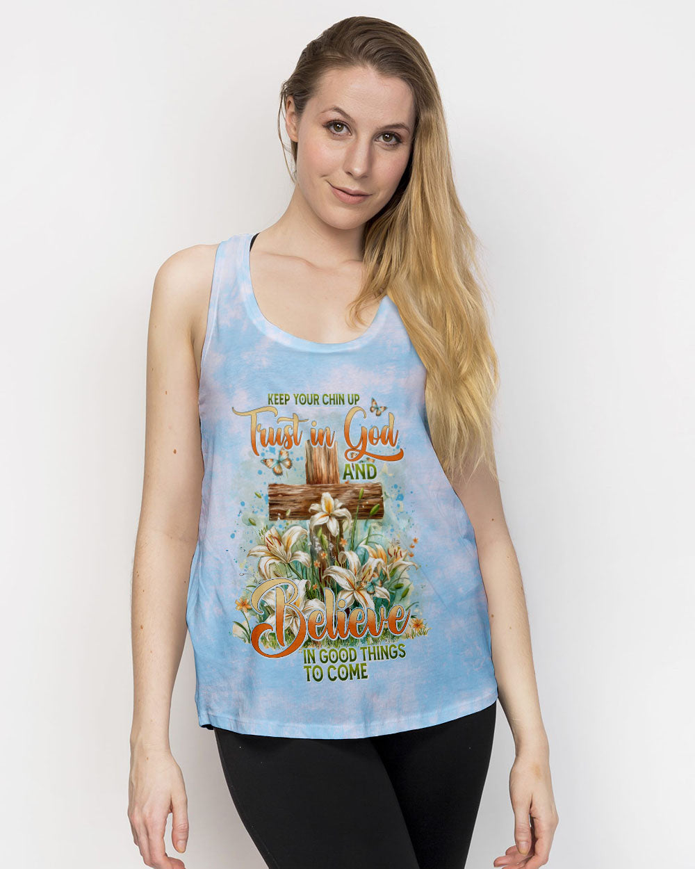 Trust In God Women's All Over Print Shirt - Tyhi2603242, easychoo.com