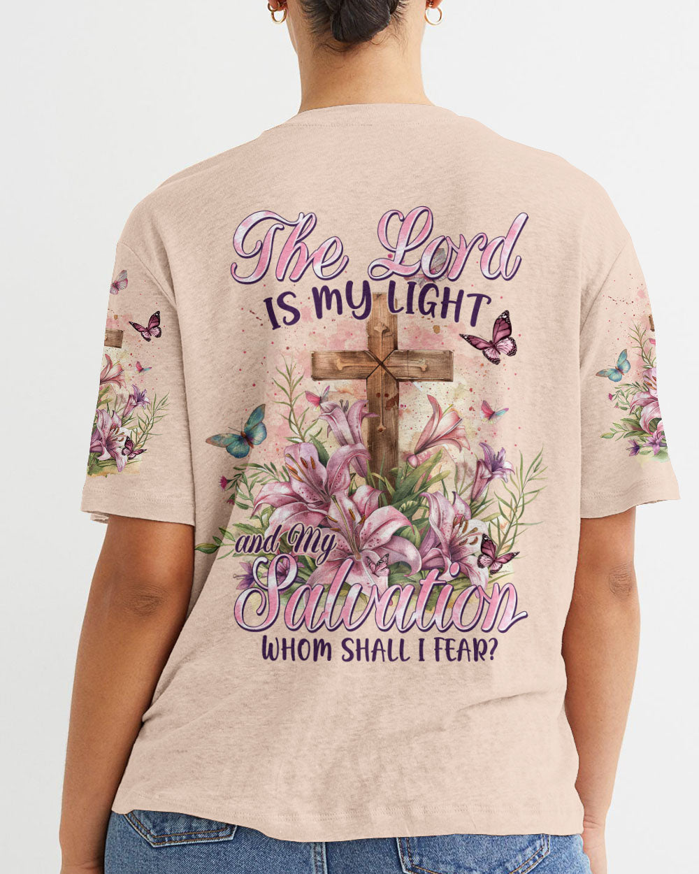 The Lord Is My Light And My Salvation Women's All Over Print Shirt - Tytm0904241, easychoo.com