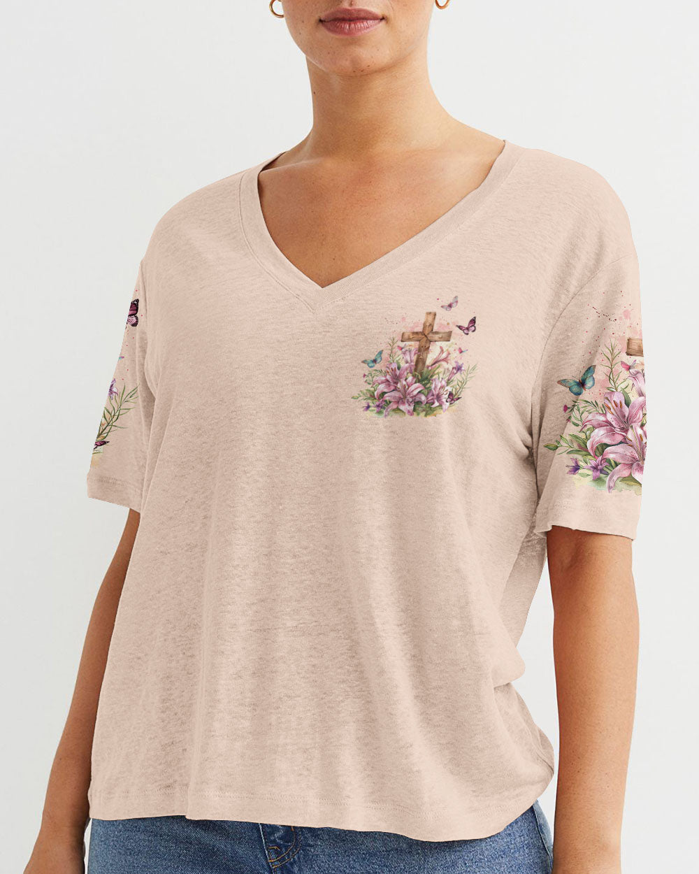 The Lord Is My Light And My Salvation Women's All Over Print Shirt - Tytm0904241, easychoo.com