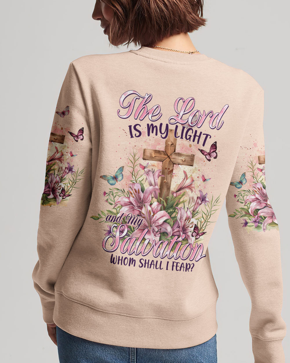 The Lord Is My Light And My Salvation Women's All Over Print Shirt - Tytm0904241, easychoo.com