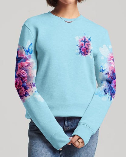 You Can't Break A Woman Cross Rose Women's All Over Print Shirt - Tltw1803242, easychoo.com