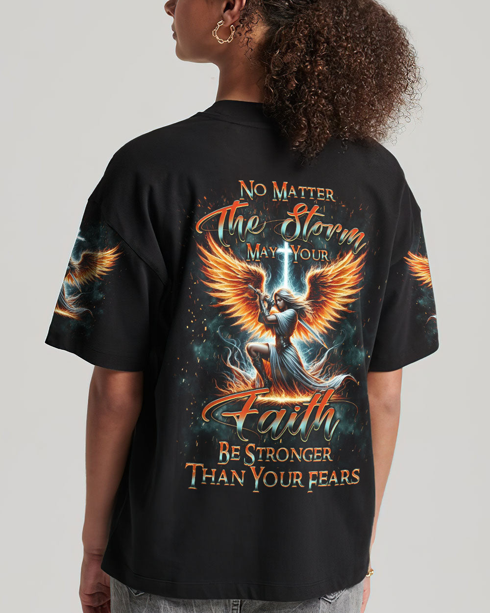 No Matter The Storm Women's All Over Print Shirt - Yhkd2902243, easychoo.com