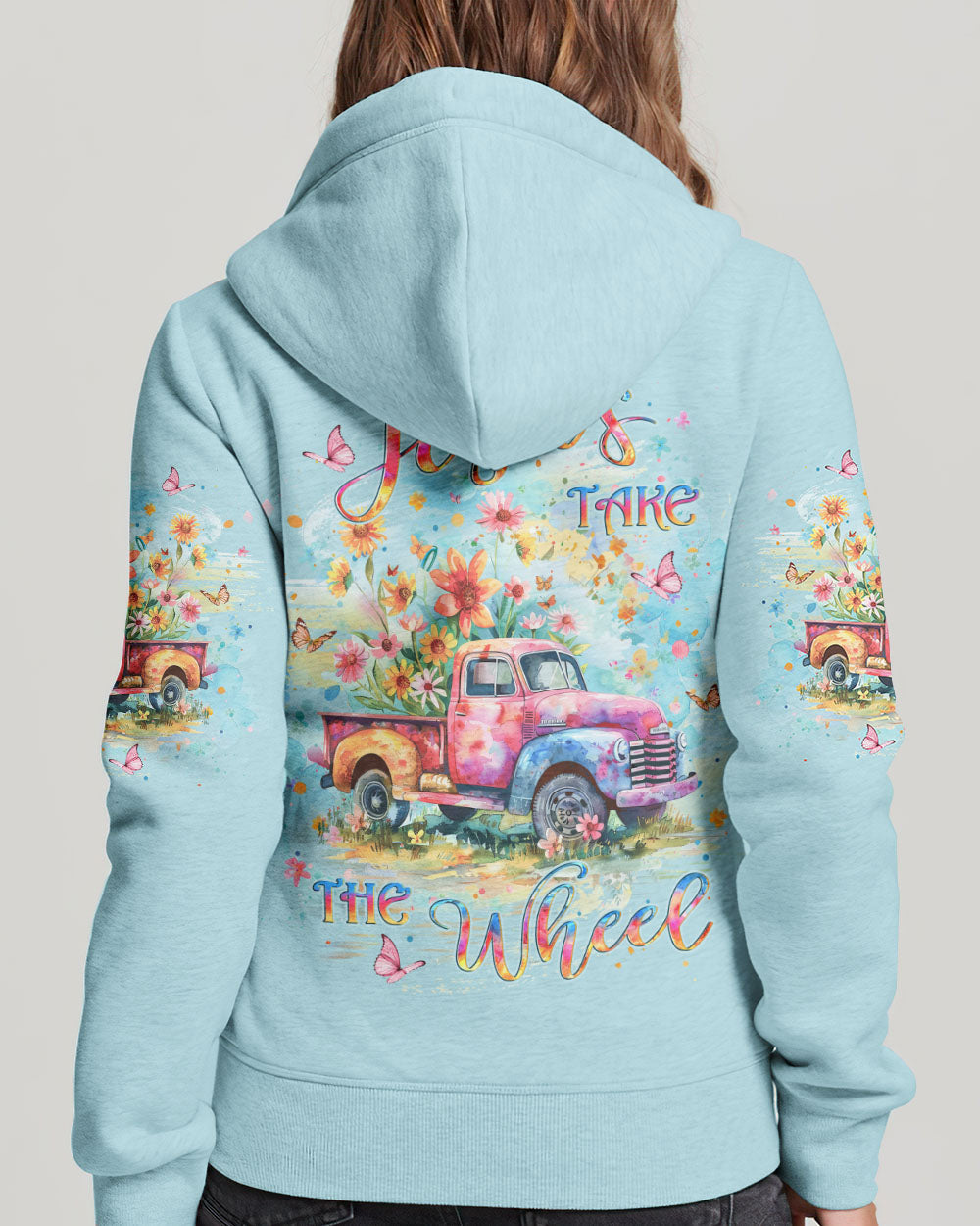 Jesus Take The Wheel Women's All Over Print Shirt - Yhlt0603243, easychoo.com