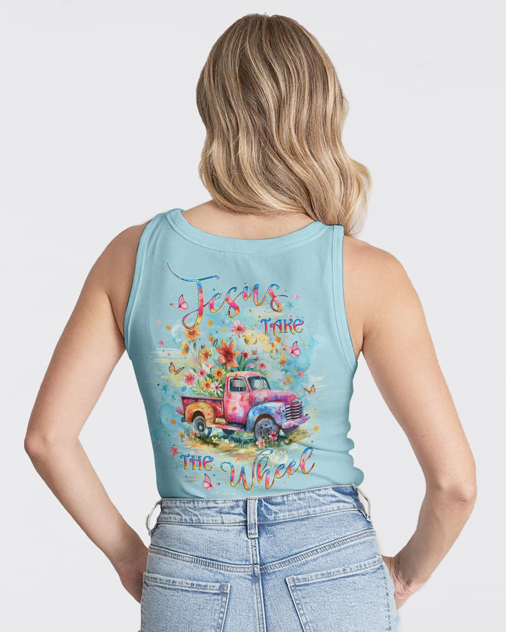 Jesus Take The Wheel Women's All Over Print Shirt - Yhlt0603243, easychoo.com