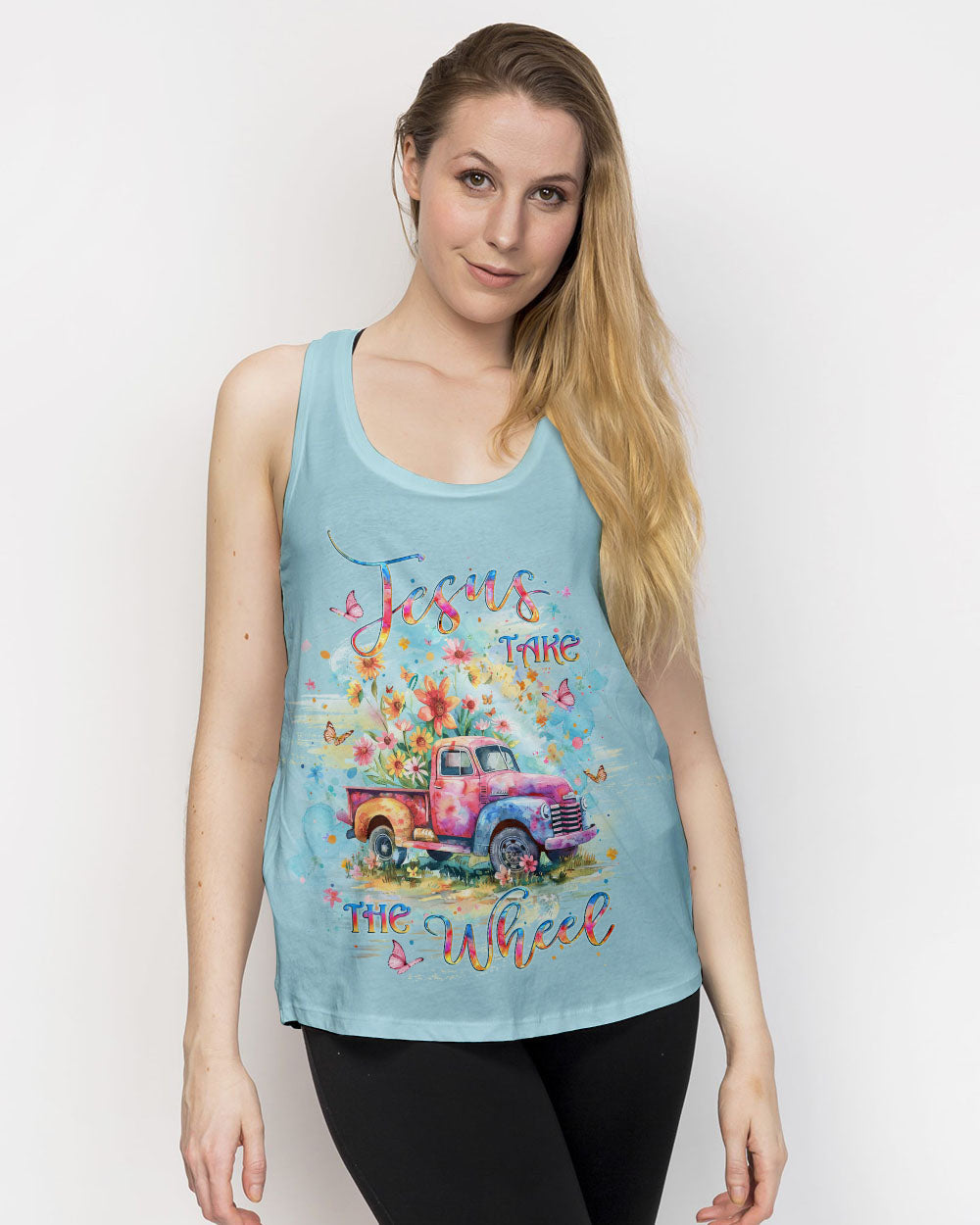 Jesus Take The Wheel Women's All Over Print Shirt - Yhlt0603243, easychoo.com