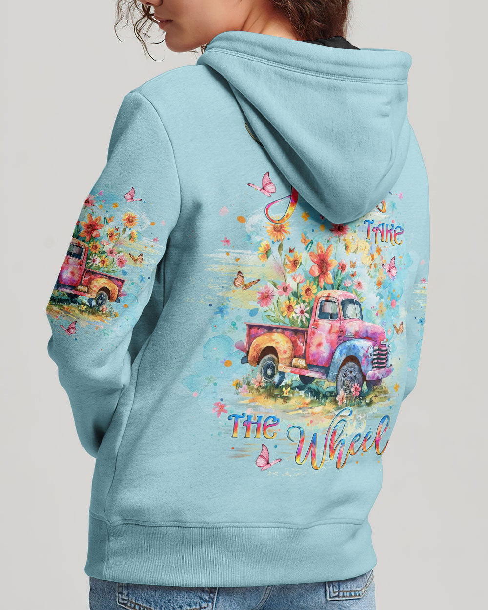 Jesus Take The Wheel Women's All Over Print Shirt - Yhlt0603243, easychoo.com