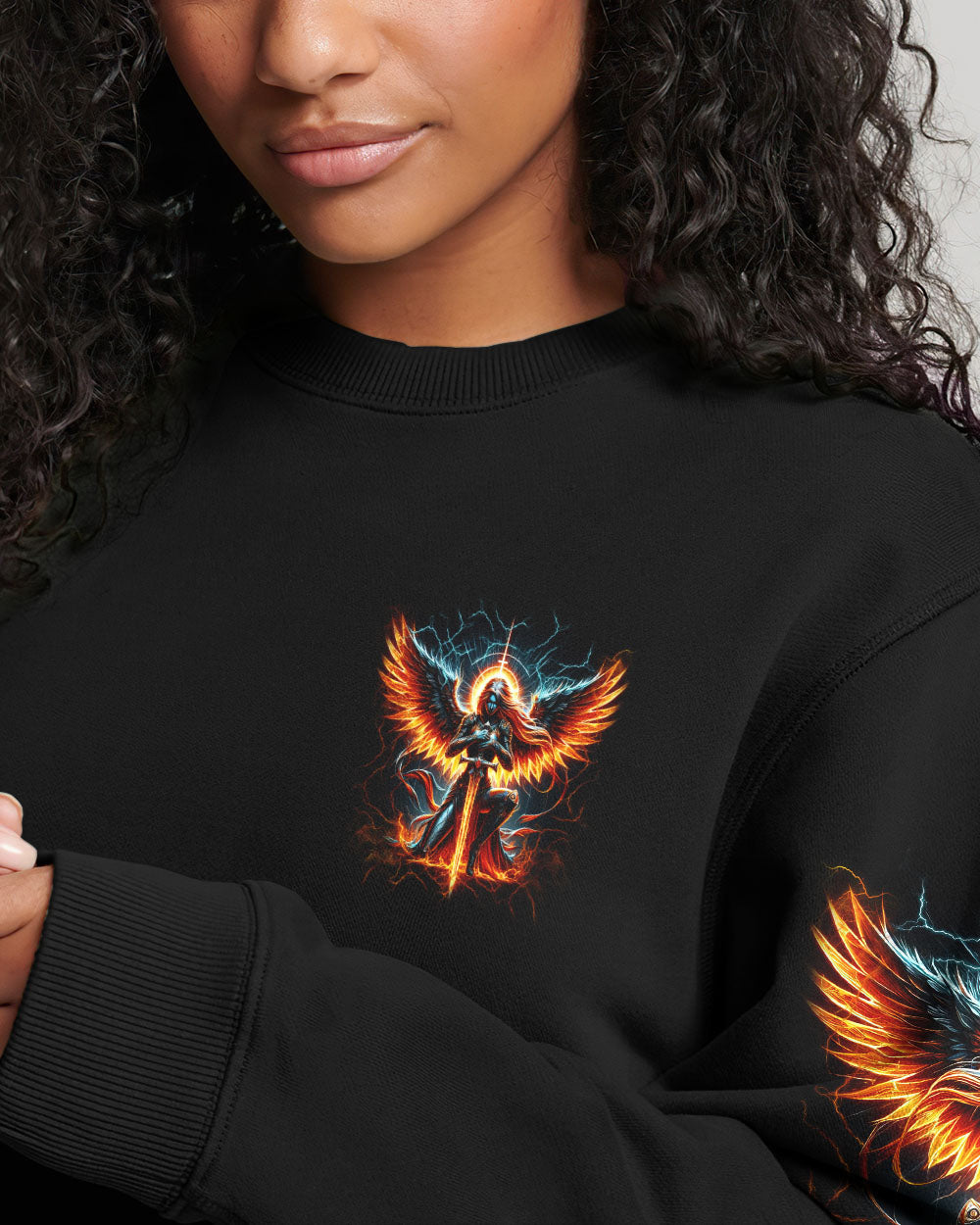 She Who Kneels Before God Warrior Women's All Over Print Shirt - Yhln1602242, easychoo.com