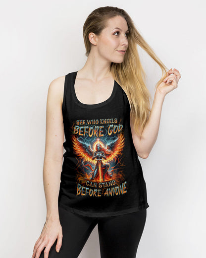 She Who Kneels Before God Warrior Women's All Over Print Shirt - Yhln1602242, easychoo.com