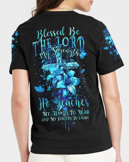 Blessed Be The Lord My Strength Women's All Over Print Shirt - Tytm1103241, easychoo.com
