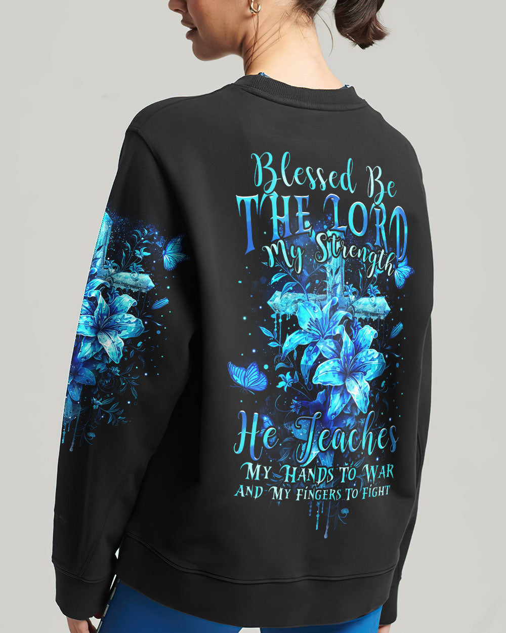 Blessed Be The Lord My Strength Women's All Over Print Shirt - Tytm1103241, easychoo.com