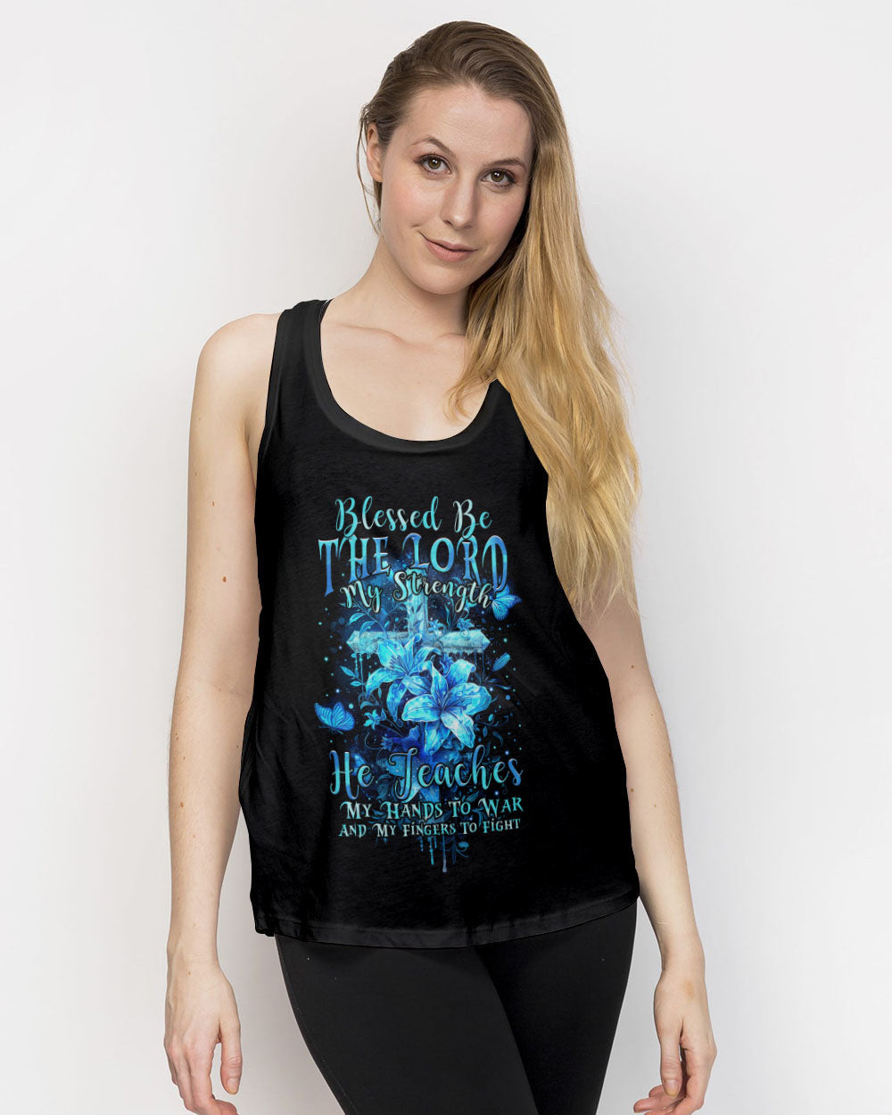 Blessed Be The Lord My Strength Women's All Over Print Shirt - Tytm1103241, easychoo.com