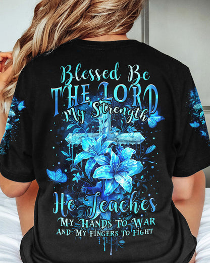 Blessed Be The Lord My Strength Women's All Over Print Shirt - Tytm1103241, easychoo.com