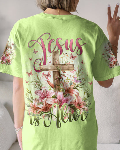 Jesus Is Alive Women's All Over Print Shirt - Tyhi2703241, easychoo.com