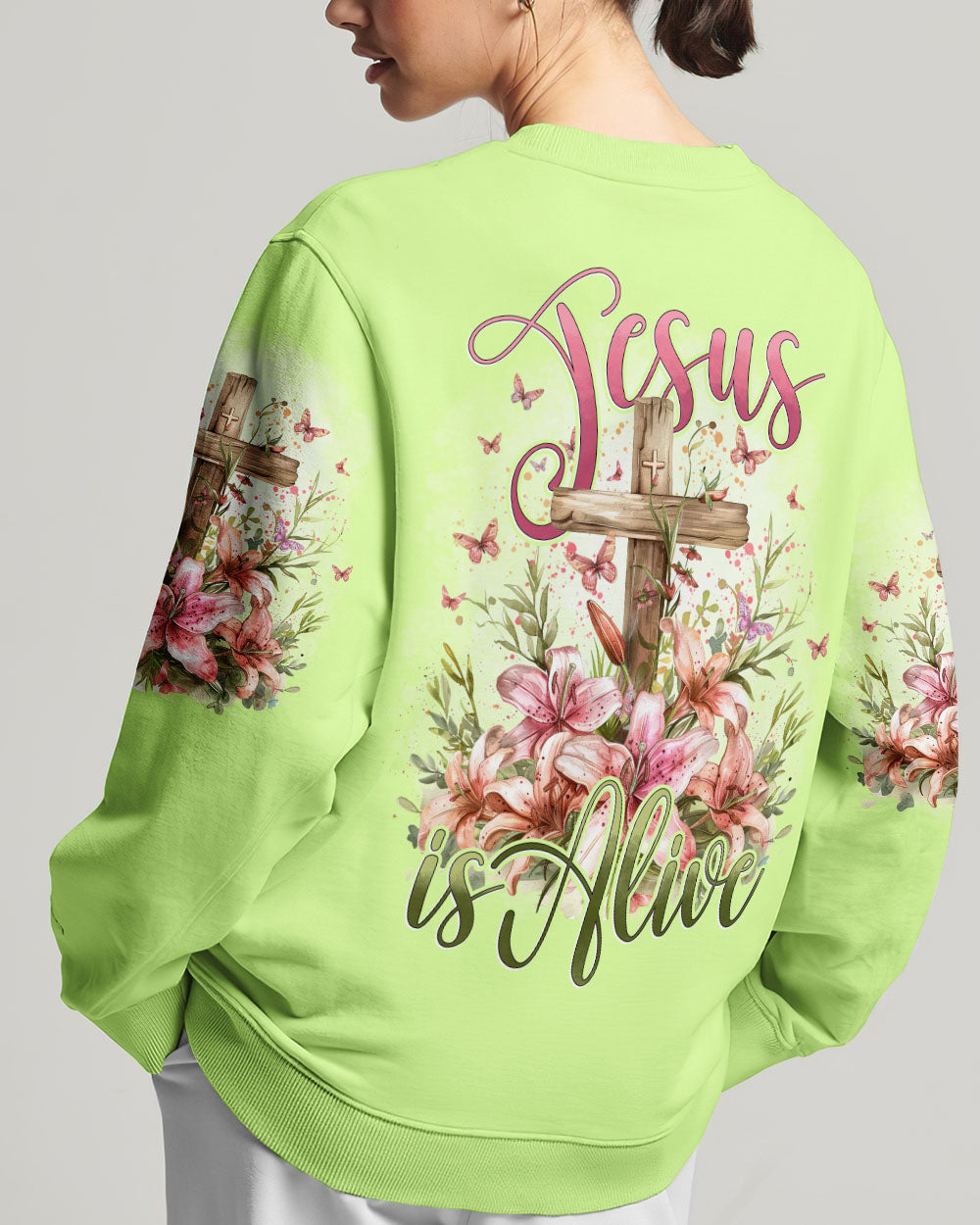 Jesus Is Alive Women's All Over Print Shirt - Tyhi2703241, easychoo.com