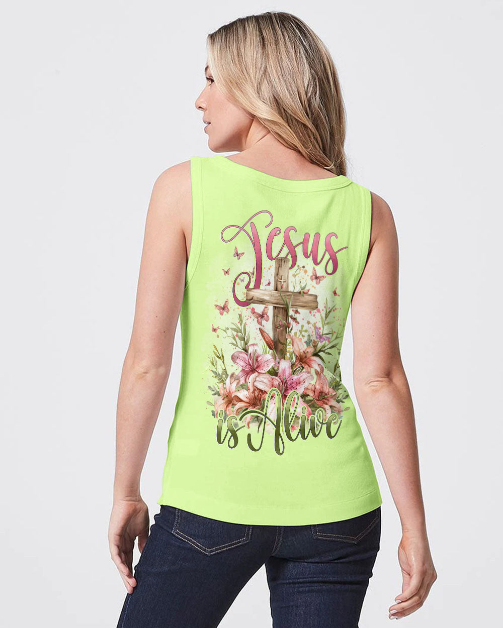 Jesus Is Alive Women's All Over Print Shirt - Tyhi2703241, easychoo.com