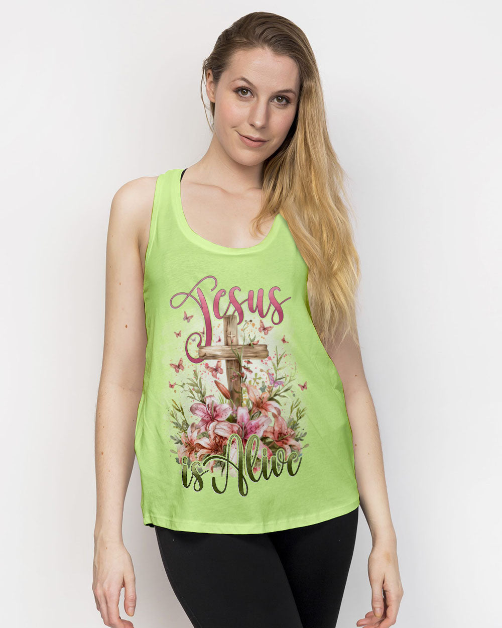 Jesus Is Alive Women's All Over Print Shirt - Tyhi2703241, easychoo.com
