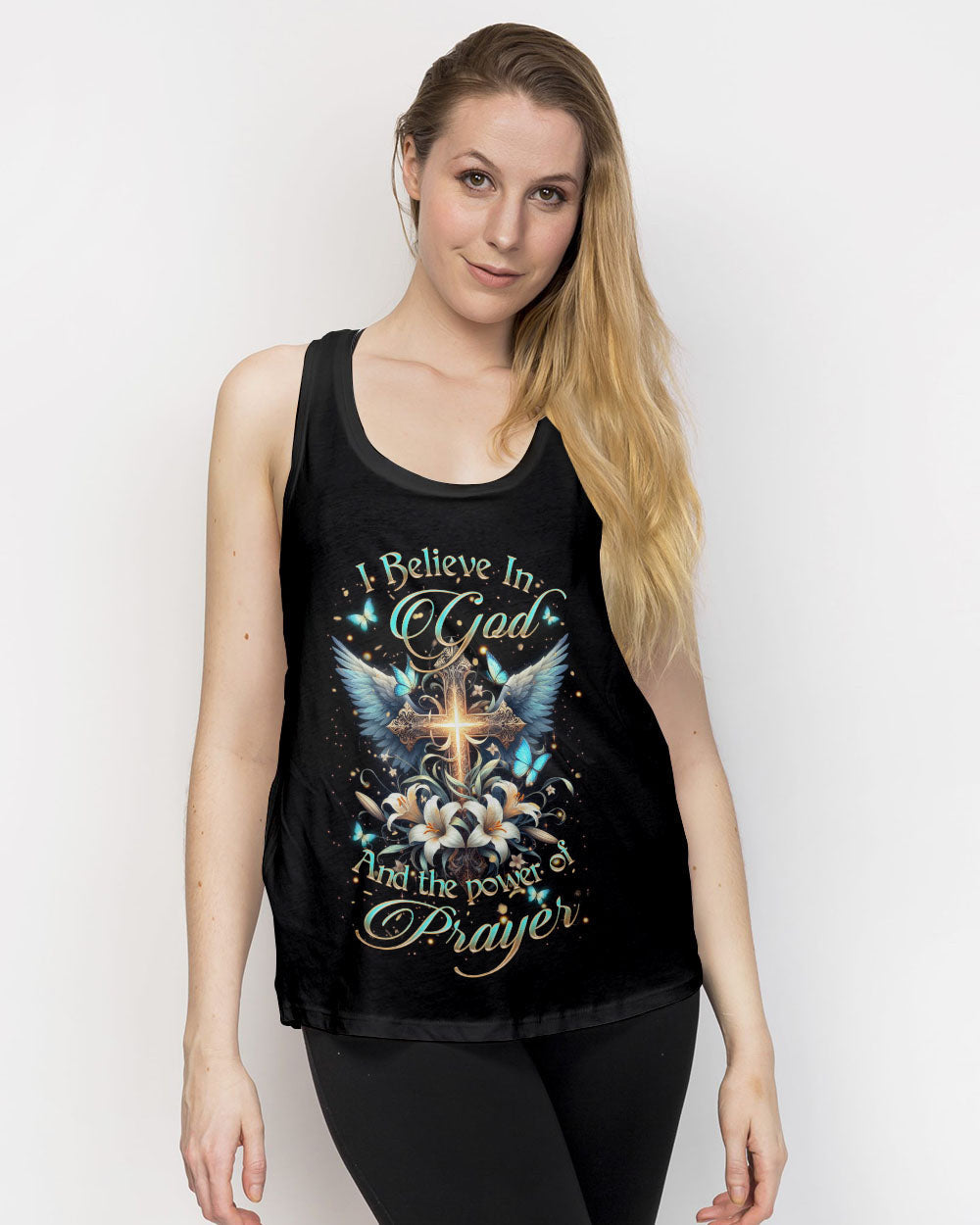 I Believe In God Women's All Over Print Shirt - Yhkd2602241, easychoo.com