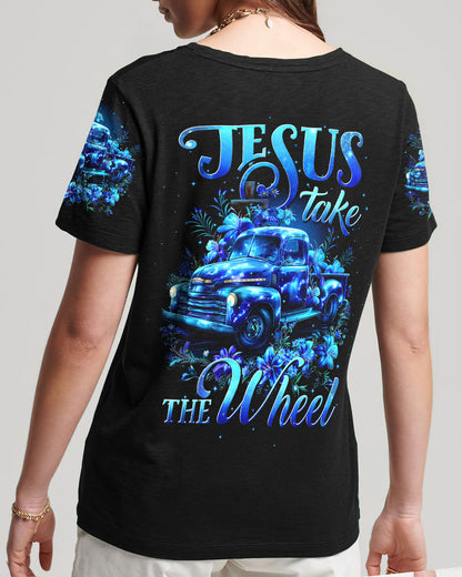 Jesus Take The Wheel Women's All Over Print Shirt - Tytd1503243, easychoo.com