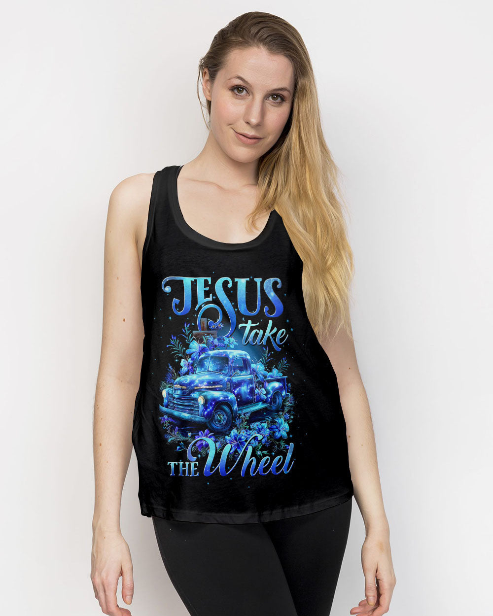 Jesus Take The Wheel Women's All Over Print Shirt - Tytd1503243, easychoo.com