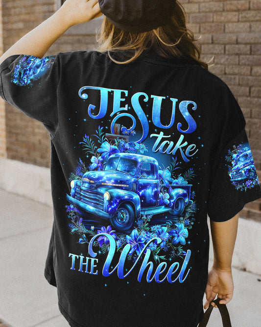 Jesus Take The Wheel Women's All Over Print Shirt - Tytd1503243, easychoo.com