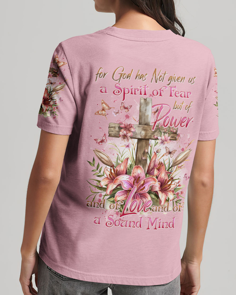 Power Love And Sound Mind Women's All Over Print Shirt - Tytd2603243, easychoo.com